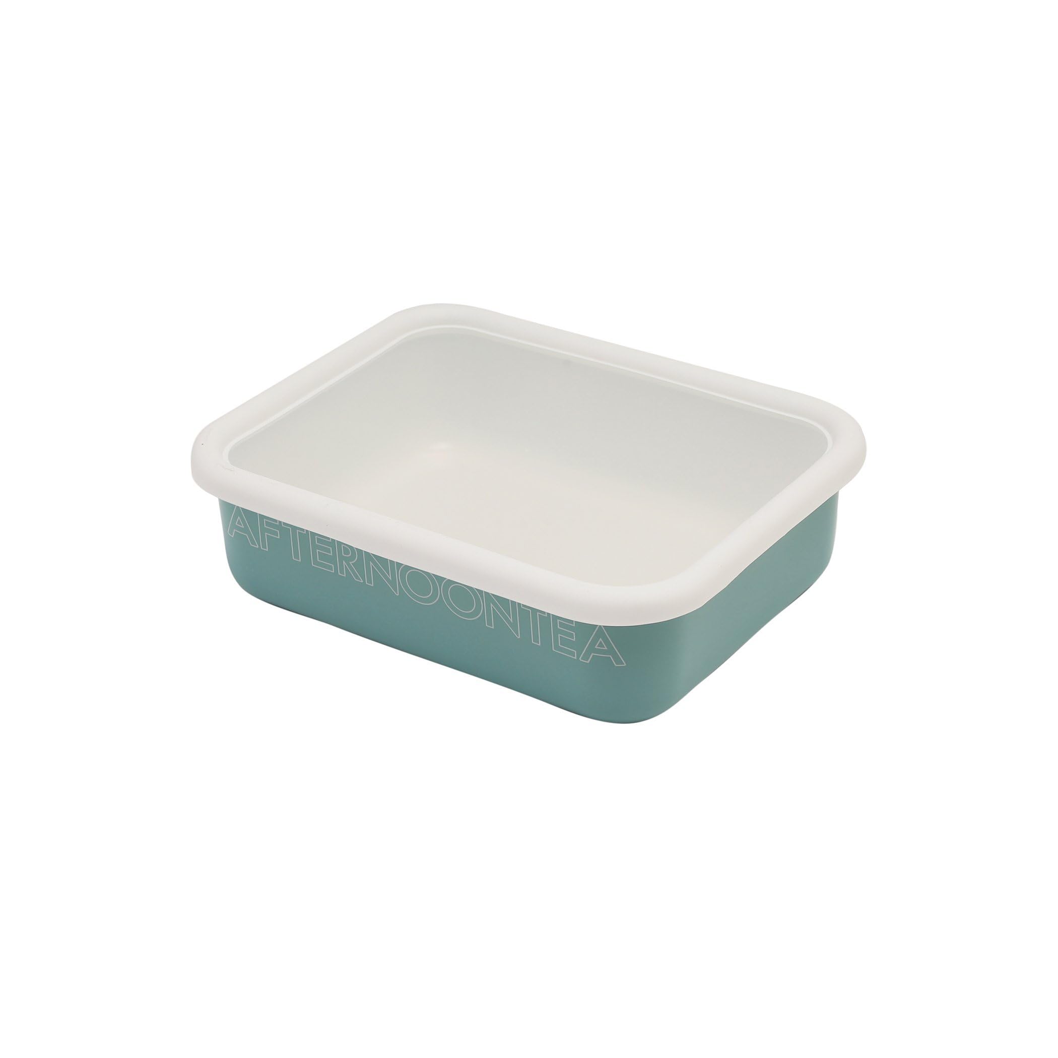 Tea AfternoonTea LIVING Storage JJ22 Logoworks Enamel Container L Green [Afternoon Living] Container/Canister зелёный