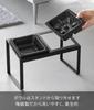 Yamazaki Tower Pet Food Bowl Stand Angled High Prevents Fast Measures 29cm W X D X Model 10242 Set, Type, Black, Eating, 15.5cm 17.6cm H,