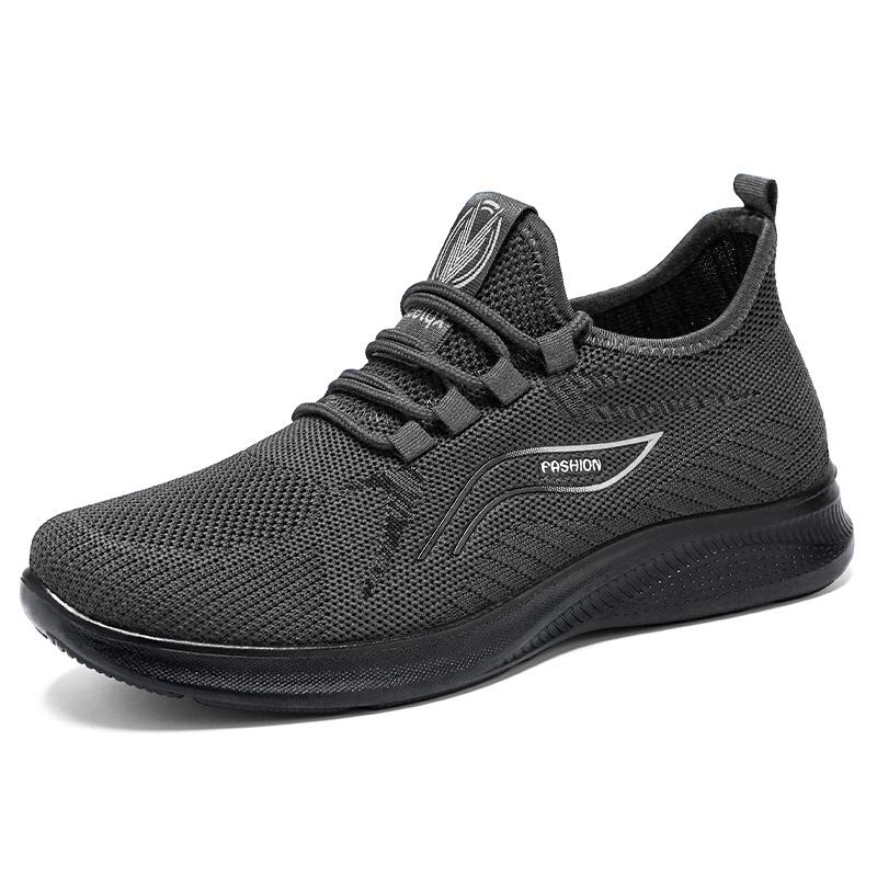 Men's Shoes Sneakers Large Size Lightweight Single Shoes Breathable Mesh Shoes Soft Sole Comfortable Running Shoes Versatile Casual Shoes