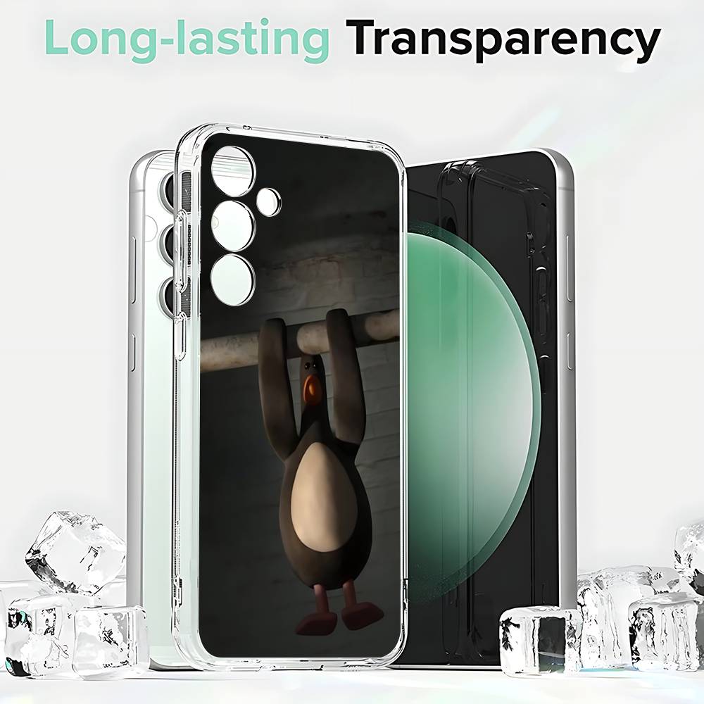 

Funny W-Wallace G-Gromit Penguin Phone Case Silicone For Samsung S30,23,21,22,20 FE lite,S10,9,PIus Note20ultra Soft Transparent SamsungS9plus