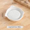 Piatto Grattugia per Aglio in Ceramica Stile Giapponese Porcellana Grattugia per Zenzero Wasabi con Beccuccio Strumento per Fare la Pasta in Cucina Articoli da Cucina