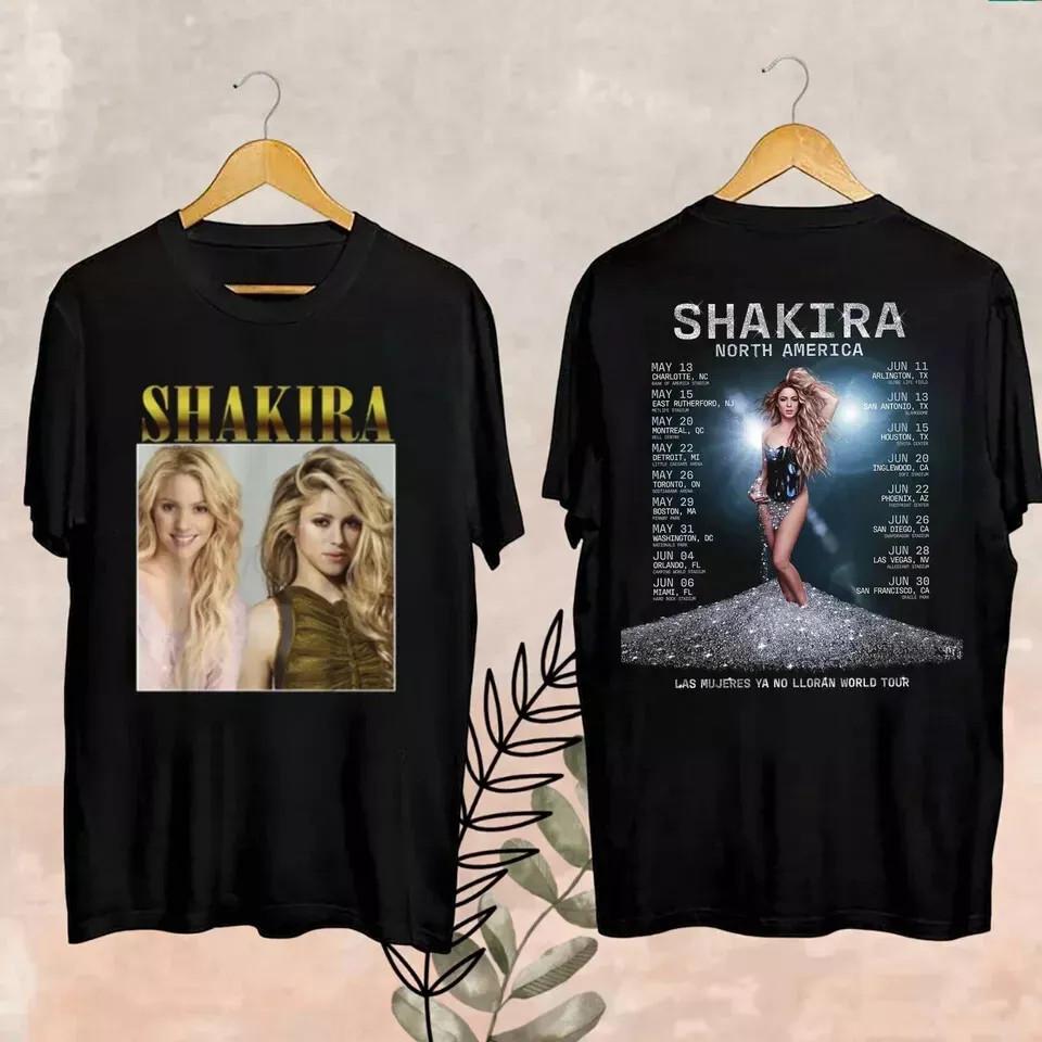 Shakira World Tour 2025 Merch Shakira Shirt Shakira Las Mujeres Ya No Lloran W Unisex T-Shirt XL