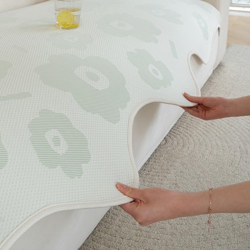 Summer Cool Ice Silk Sofa Cushion  New Small Fresh Seat Cushion Summer Cold Doudou Mat Non-Slip Seat Cushion