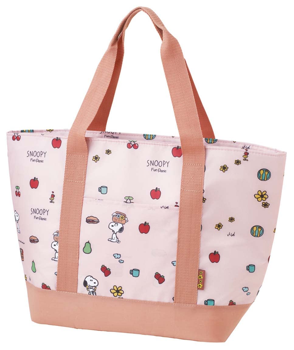

Skater Insulated Tote Bag, Shopping Bag, Snoopy Picnic, 52cm x 33cm x 17cm (KCTS1-A)