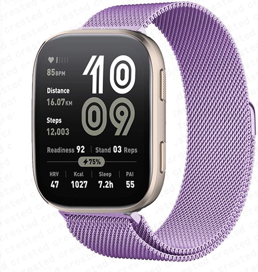 20mm 22mm watch Strap for Amazfit bip 6 5 Balance GTS 4 mini 2 2e 3 GTR 4 2 3 Pro milanese loop correa bracelet huawei gt 5 Band