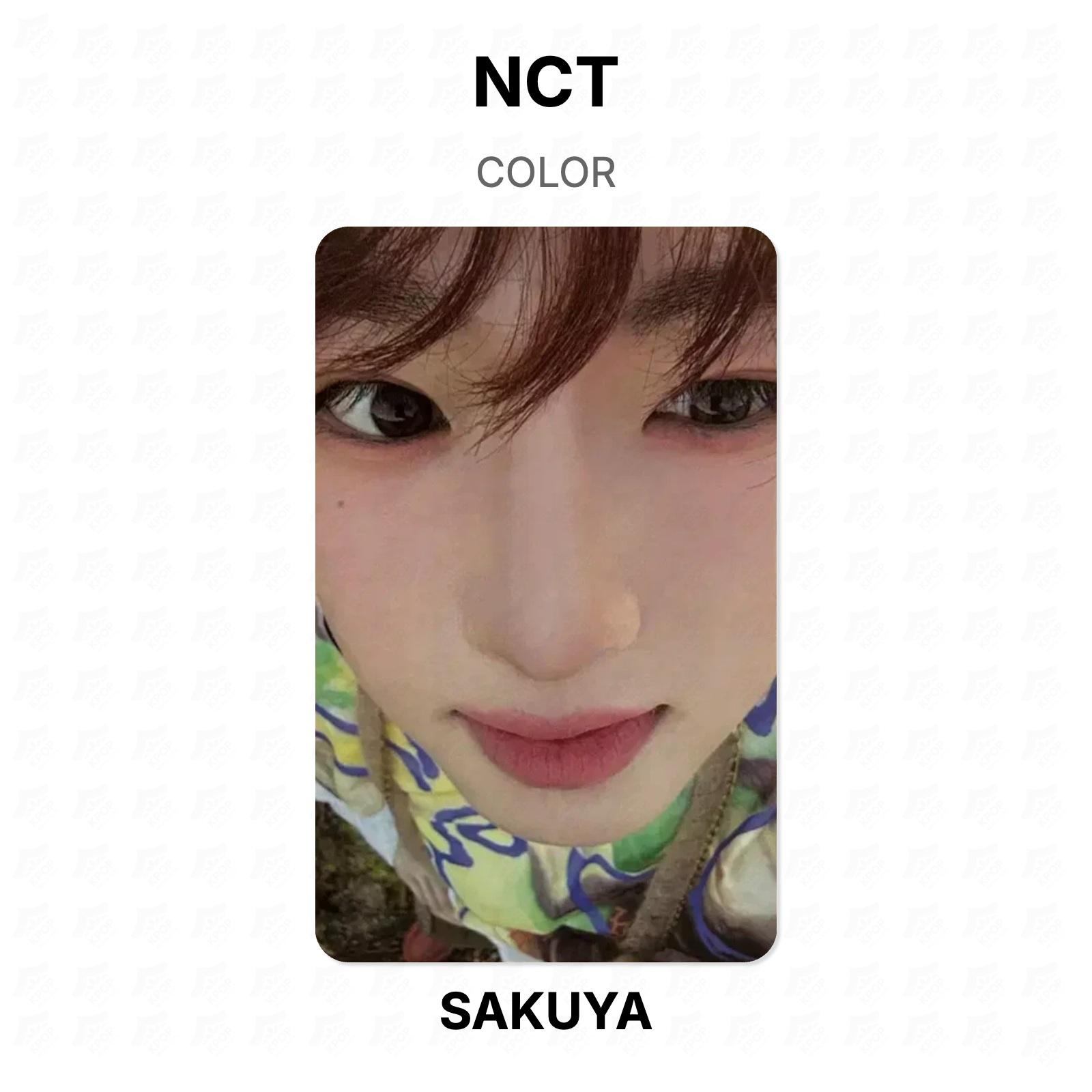 NCT COLOR Официальная фотокарточка SAKUYA