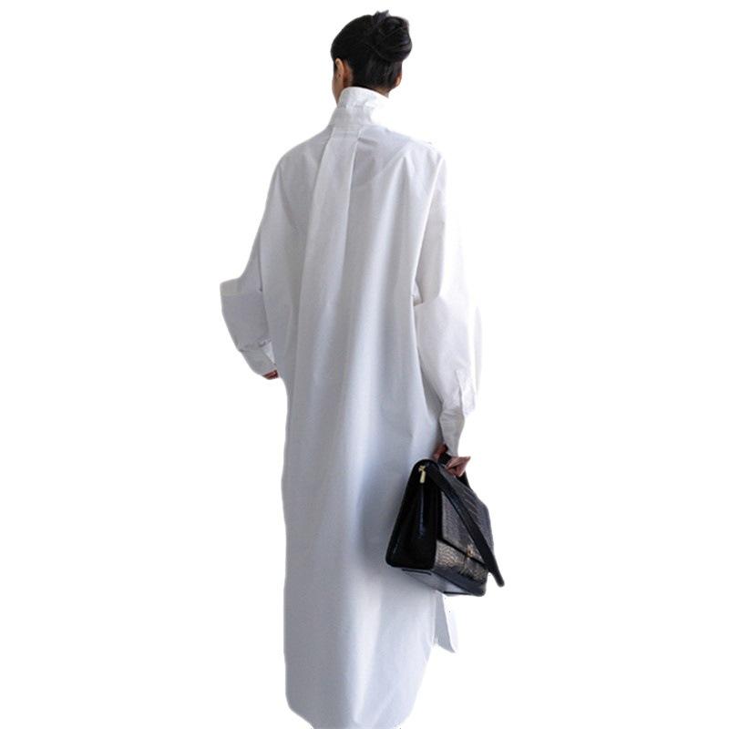 Korejský šik retro větrovka se stojáčkem: Dlouhý rukáv, jednořadé zapínání, volný střih pro ženy