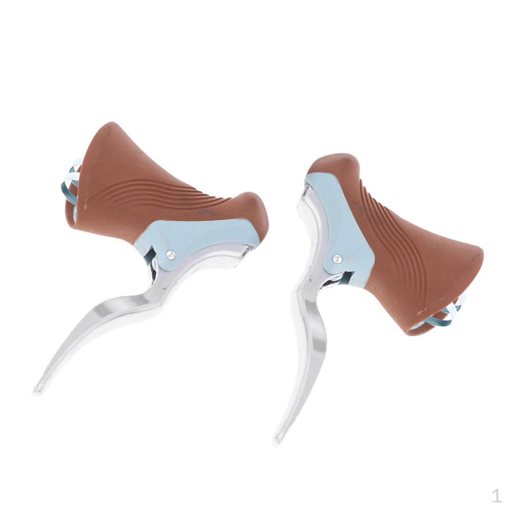 

1 Pair Universal Alloy Road Bike Brake Lever Set BMX Mountain Bicycle Cycle
