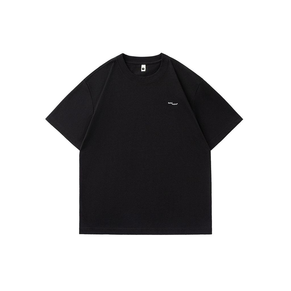 Trendy Plain Color Cool Touch Round Neck Loose Japanese Style Men's T-Shirt - Summer 2026 Collection