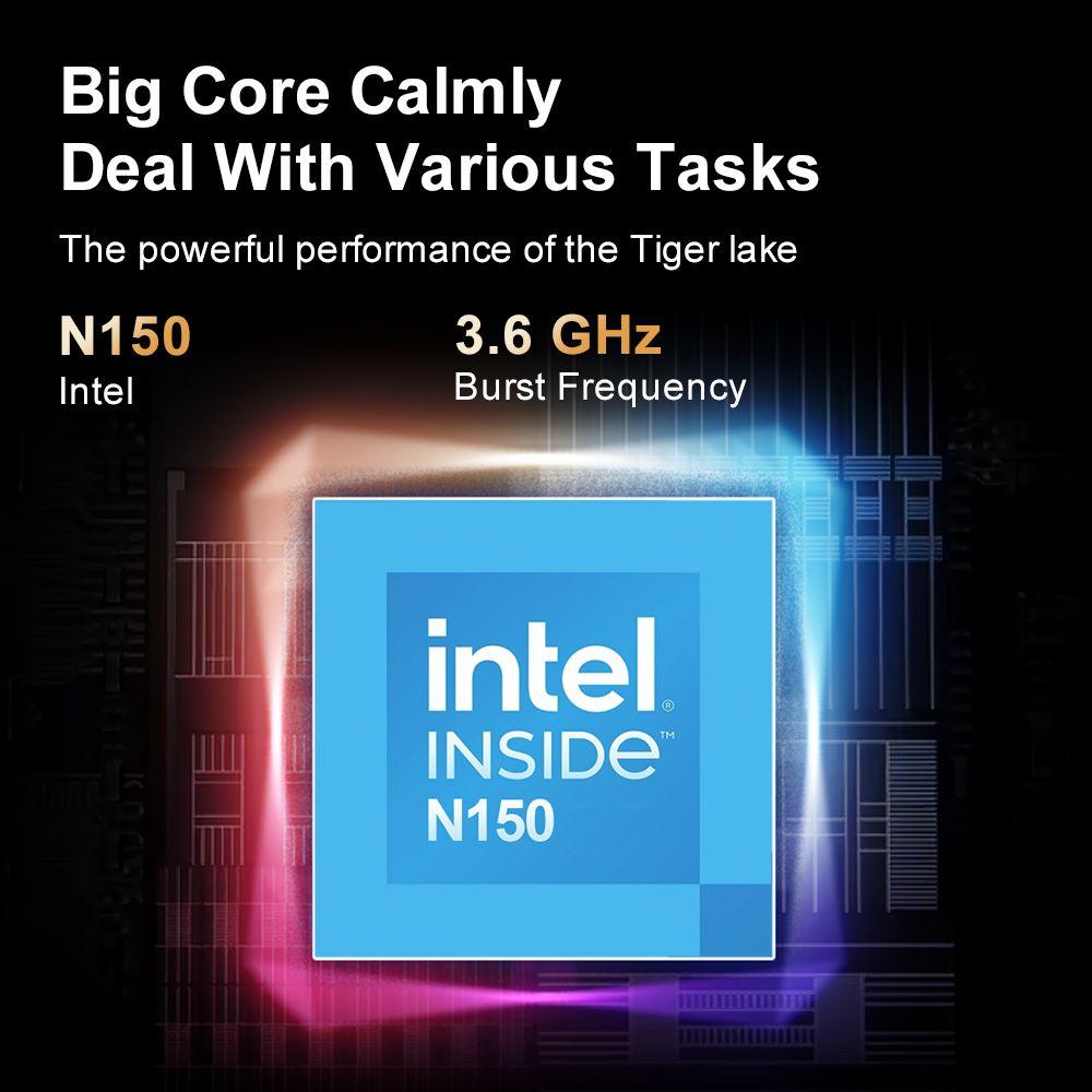 Ninkear N15 Air Laptop, 15.6 Inch 1920x1080 IPS Screen, Intel N150 4 Core Max 3.6GHz, 16GB RAM 512GB SSD