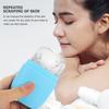Blue Silicone Face Massage Ice Roller Skin Care Tool for Home Use