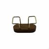 Geometric Hardwood Business Card Holder, Walnut & Beech, Single Tier, Large Capacity Desktop
