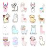 50-Pack Cute Alpaca Stickers for Phone, Laptop, Water Bottle, and Fridge