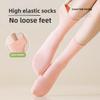 5 Pairs of Women's Summer Thin Cotton Deodorant Non Slip Heel Socks