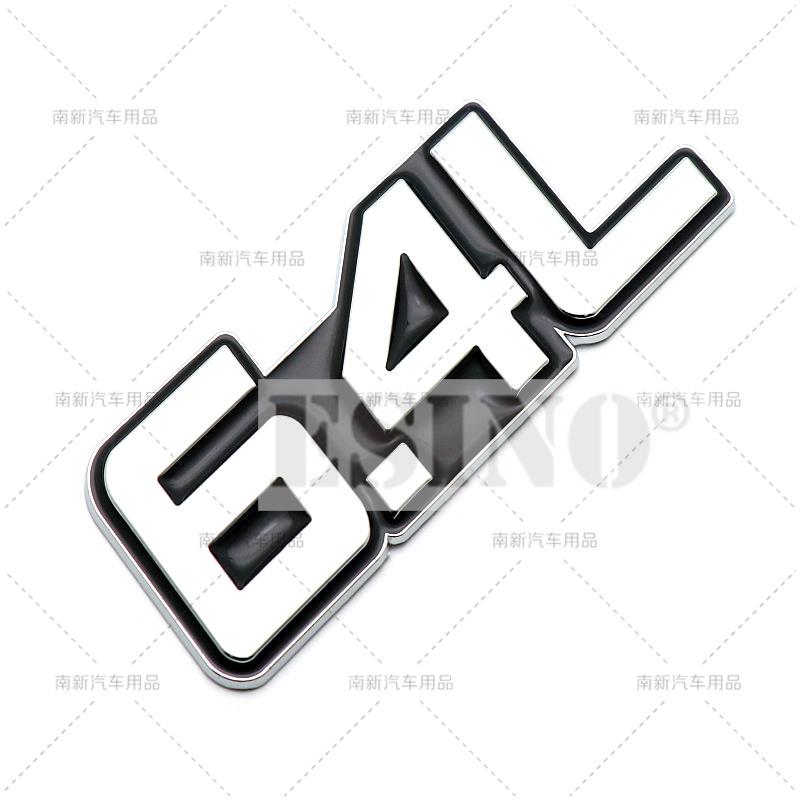 Car Styling DFETRY 3D Metal Chrome Zinc Alloy Adhensive Emblem 5.0L 5.7L 6.0L 6.2L 6.4L 7.0L Body Trunk Fender Badge Accessory