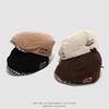 Children's Retro Chic Corduroy Cap - Korean Style Warm Beret for Boys and Girls, Autumn/Winter Collection