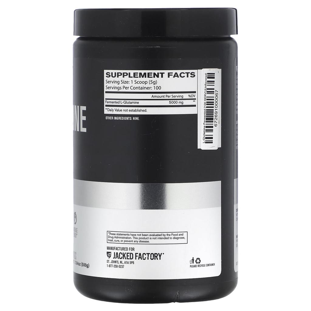 Essential Series, L-Glutamine, Fermented, Unflavored, 500G(17.64Oz)