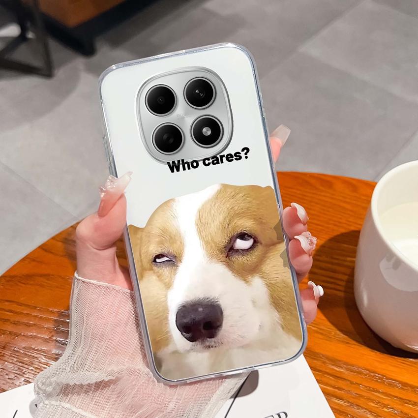 Suitable For Redmi Note 15 14 Pro 14S 15 15C A5 A1 Popular Creative Letters Patterns Phone Case Transparent Silicone Anti Slip Shell For Redmi Housing