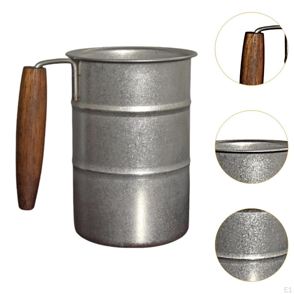 Coffee Mug Outdoor Hiking Cup Drinkware Vintage Portable Milk Camping for Campsite Home
