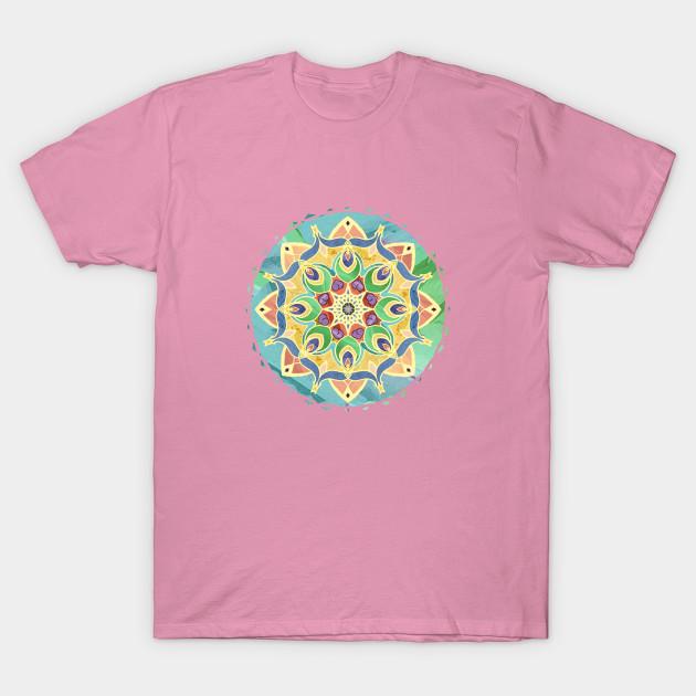 T Shirt Women Sand And Silk Mandala Harajuku Print Kawaii Tshirt Summer Short Sleeve Female T-Shirt Top Tee