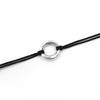 Maison Silver Minimal Black Bracelet