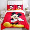 Mickey Mouse Adventure Print 3Pcs Bedding Setduvet Cover With 2 Bedropillowcase Home Birthday Gift