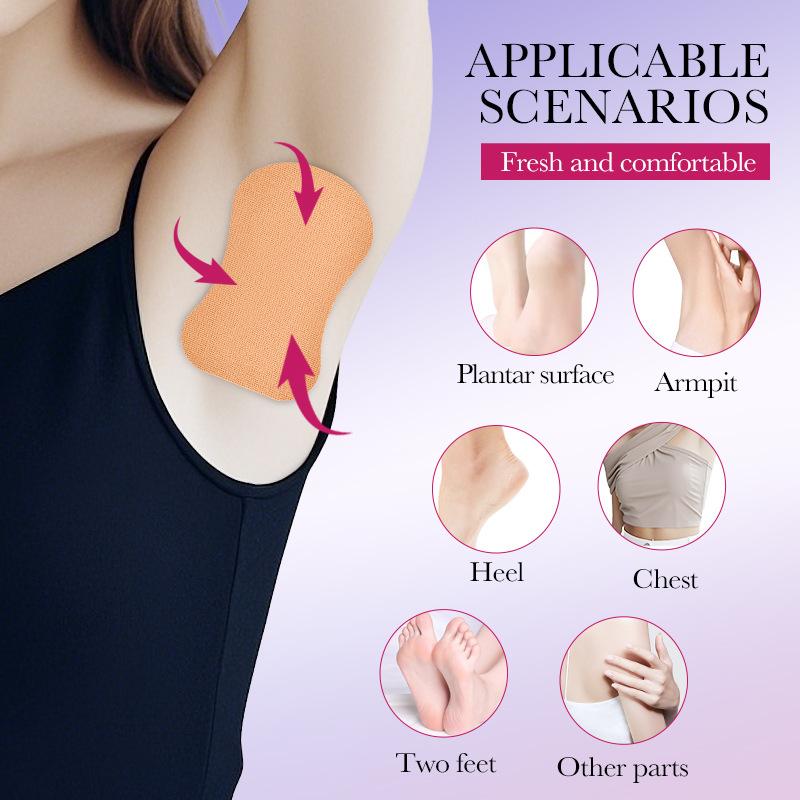Moisture-absorbing and Antiperspirant Patches, Summer Armpit Antiperspirant and Antiperspirant Patches.