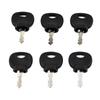 Black Ignition Key Plant Application Spare Replacement 14607 Ignition Key 6PCS