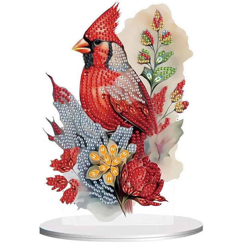 ARTopet DIY Diamond Desktop Ornament Special Shaped Crystal Diamond Art Painting Tabletop Ornaments Single Sided Diamond Ornament for Adult Beginner