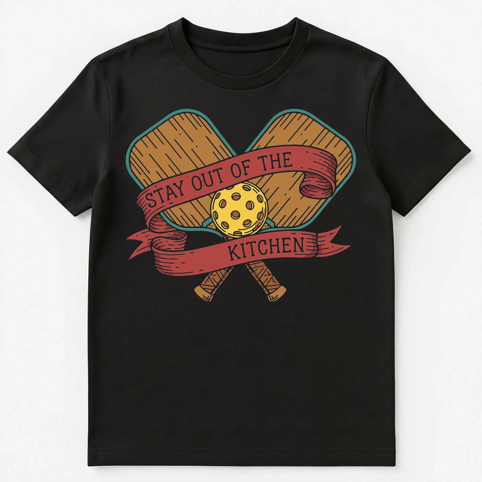 

Pickleball Player Kitchen Rule Humor Sport Enthusiast Unisex T-Shirt S