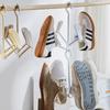Stackable Shoe Drying Hanger Rotatable Shoe Storage Organizer Windproof Shoe Drying Rack  Necktie