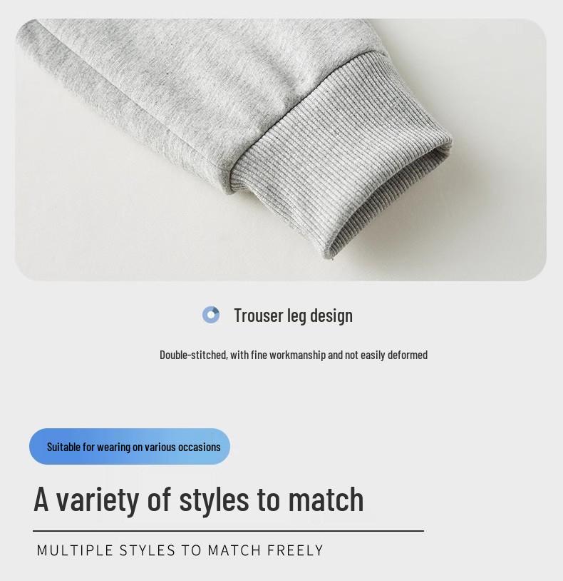 Chlapecké bavlněné tepláky na jaro a podzim - Ležérní dlouhé kalhoty pro děti, styl školní uniformy.