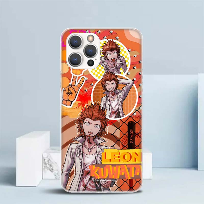 

Danganronpa Trigger Happy Havoc Soft Cover for iPhone 16 17 Air 15 14 Pro Max 16E Phone Case 13 Mini 12 11 7 SE 8 Print Pattern iPhone 14 Pro