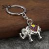 Elephant Shape Keychain Zinc Alloy Keychain  Animal Car Key Ring Holder  Hanging Bag Ornament Handbags Backpacks Charm Decorative Accessory