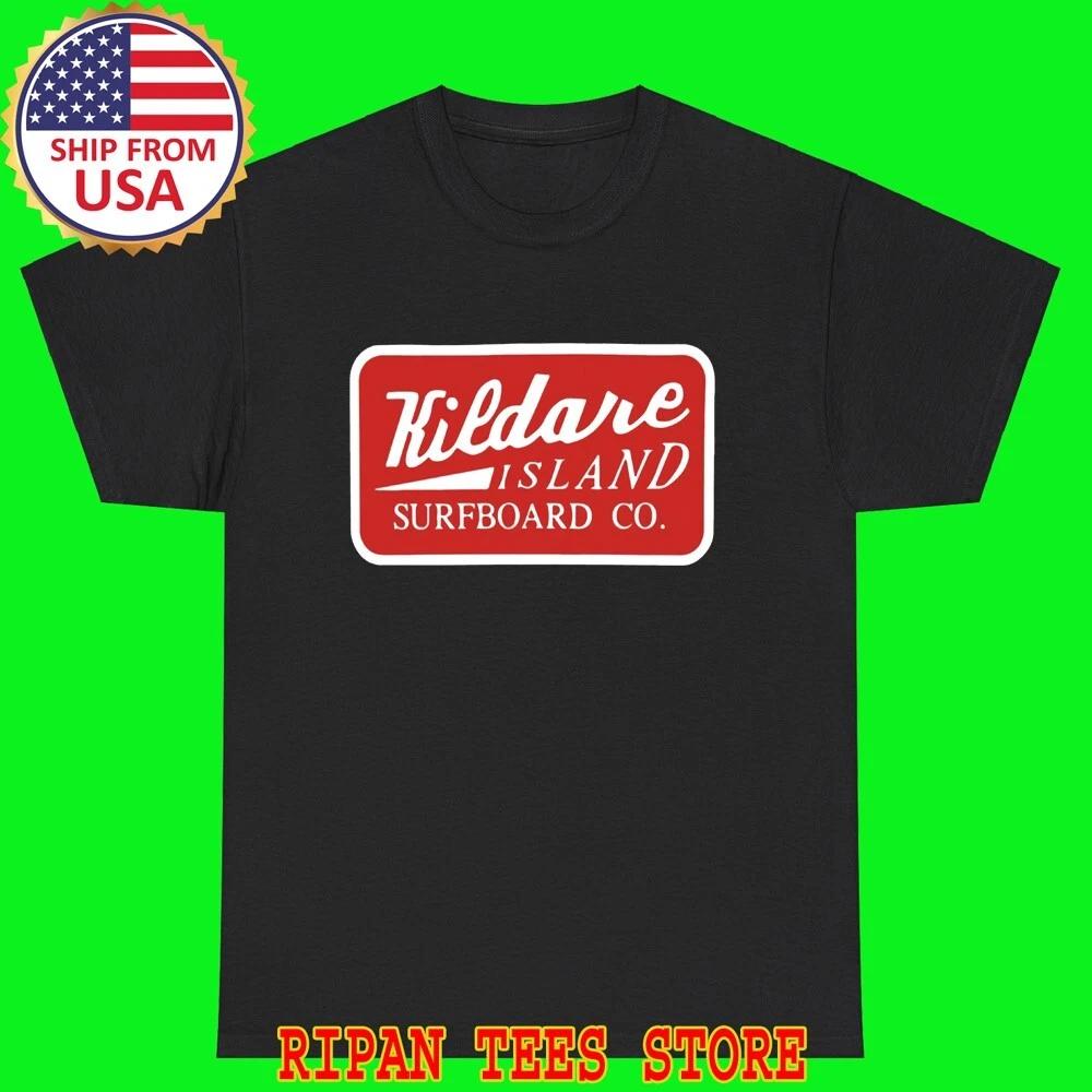 Kildare Island Surfboard Co Men s Black T-Shirt Tee Top Unisex 2XL