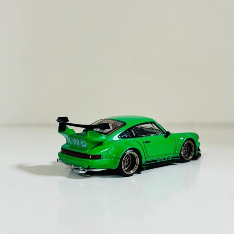 POPRACE 1/64 RWB 930 HEC 2026 Exhibition Limited New Spot Goods Collection Edition Alloy Die Casting Toy Car Festival Gift