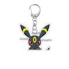 Kawaii Eevee Vaporeon Flareon Q Version Anime Characters Acrylic Keychain Umbreon Cartoon Ornaments Backpack Charm Accessories