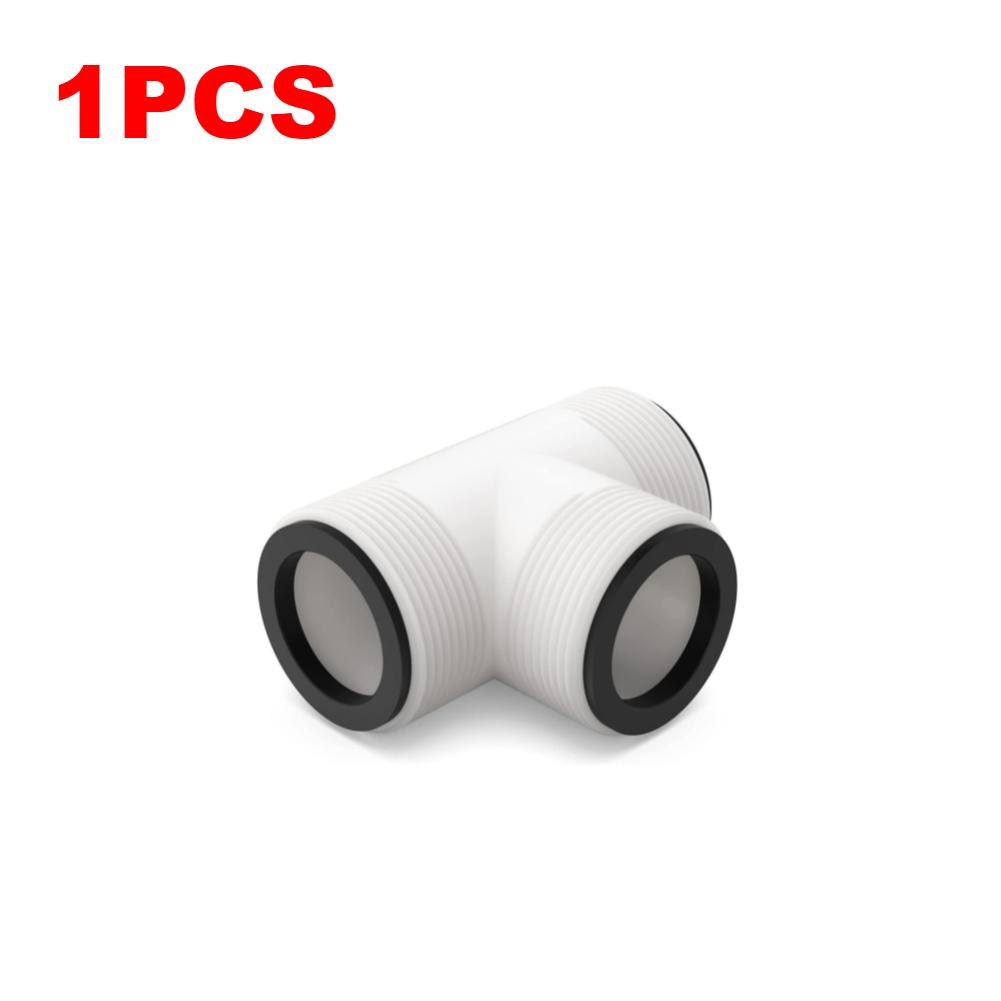 Pool Hose Extender with 3 L Rings Pool Pump Hose Tee T-Joint Connector Above Ground Pool Hose Connector for Intex Coleman Pool