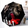 Dynamic Soccer Action Folding umbrella travel Suitable for all seasons outdoor Gift Three folds