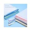 Large Capacity Folder Information Bag for Students A5 Small Mesh Zipper Bag Stationery Subject Test Paper Storage Bag File Briefbag Zipper Bag Storage