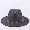Popular European and American Classic Simple Flat-brimmed Top Hat Men's and Women's Fashionable and Elegant Versatile Jazz Hat Top Hat