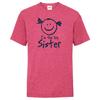 Ich bin Die Große Schwester T-Shirt Kinder Geschwisterliebe Glück Schwangerschaft Geburtstagsgeschenk