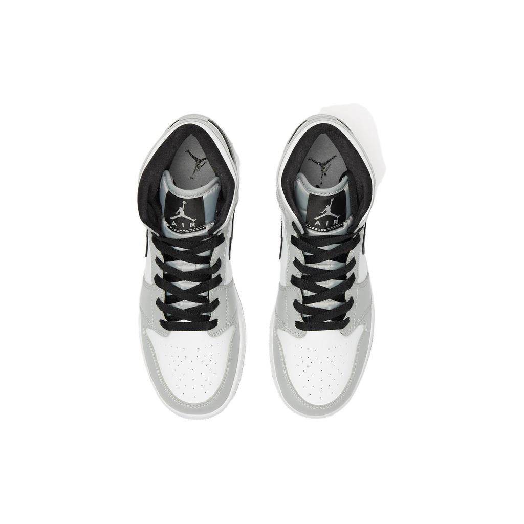 Jordan 1 Mid Light Smoke Grey GS 554725-092