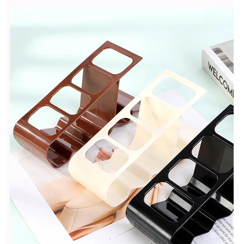 4 Slots Tv Remote Control Stand Holder Home Appliance Remote Control Storage Rack Desktop Bracket For Home Living Room Office