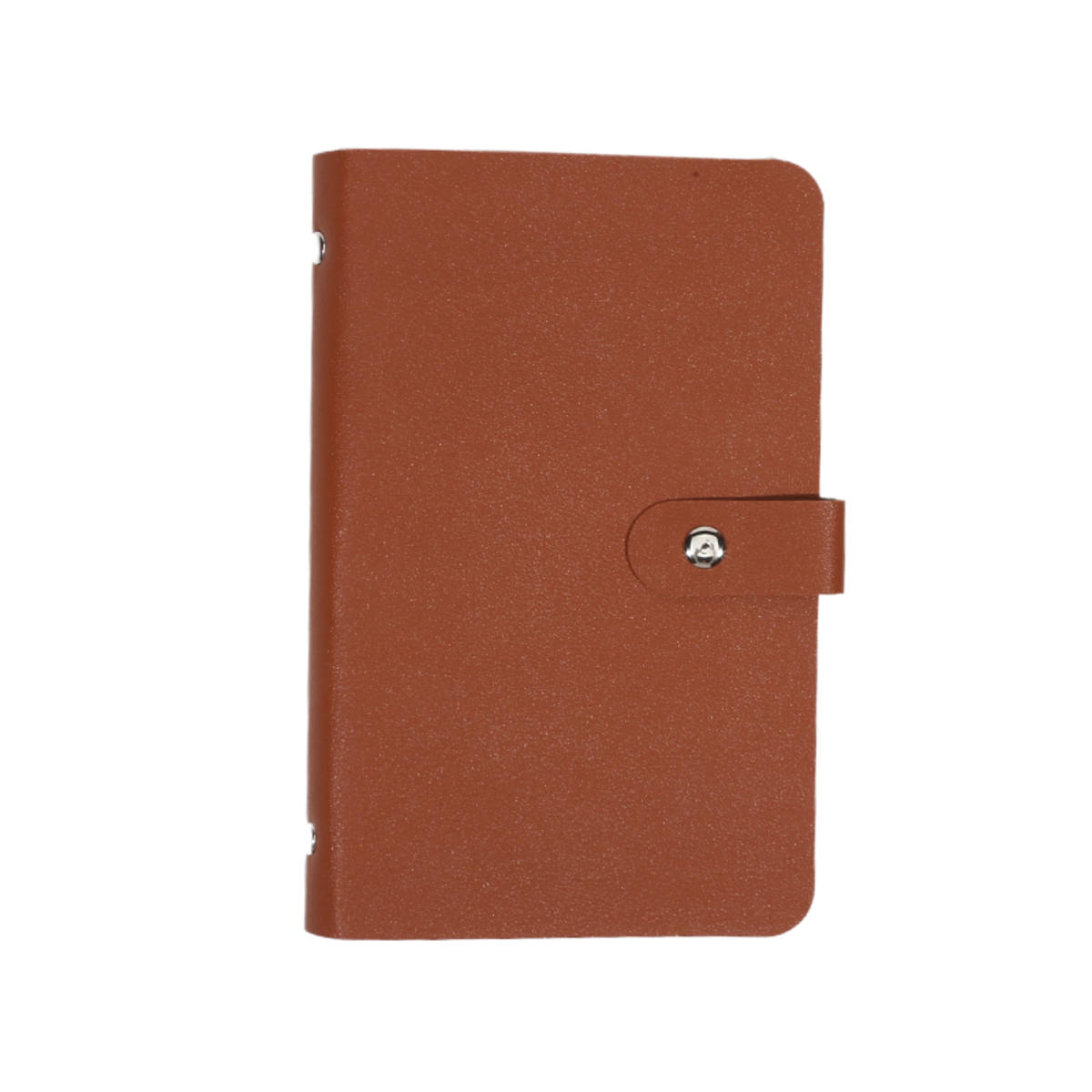 

50 карманов Книга для сбора наличных Сбережения Альбом для банкнот Органайзер для денег Держатель для фотокарточек Хранение карточек Школьная тетрадь коричневый