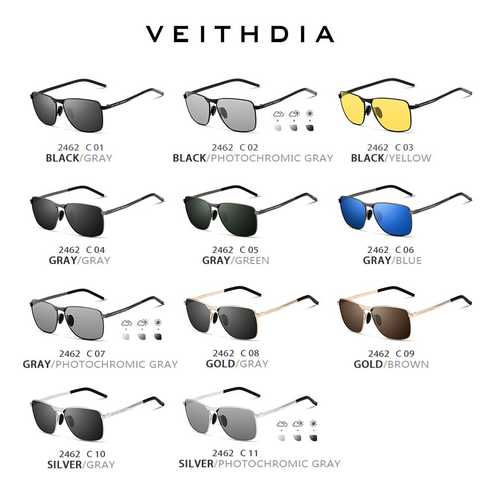 Occhiali da Sole Sportivi Vintage da Uomo Marca VEITHDIA Lenti Polarizzate UV400 Accessori per Occhiali Occhiali da Sole da Esterno Maschili Per Donne V2462