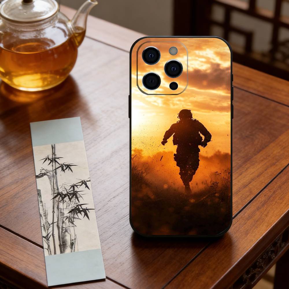 Battlefield 6 Phone Case For iPhone 17, 16,15,14,13,12,11 Plus,Pro Max, Others Soft Black Cover