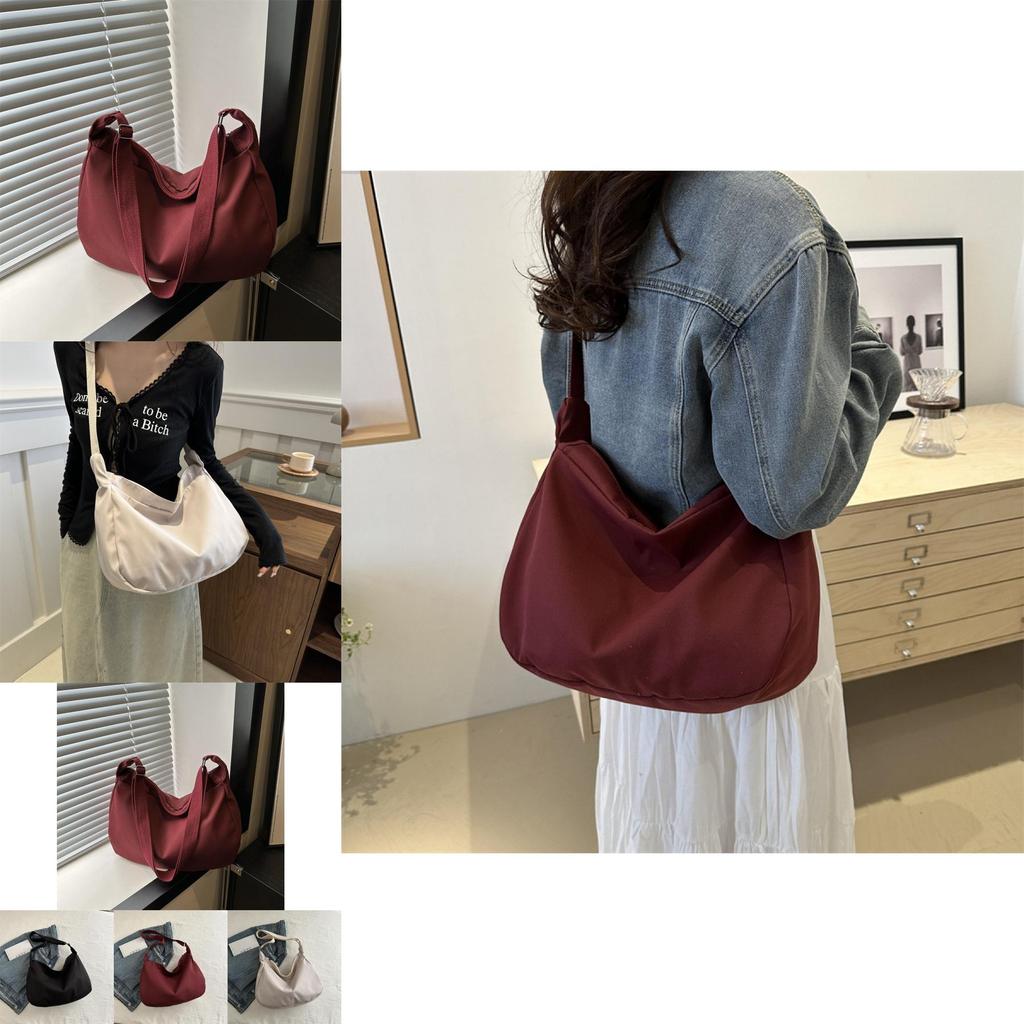 Trendy Multi-purpose Waterproof Oxford Cloth Tote Bag Chic Crossbody For Daily Use