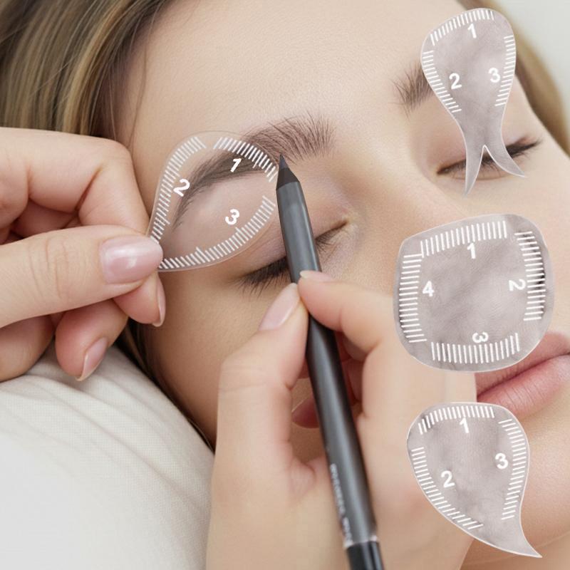 Pravítko pro mapování obočí Tvarovací pravítko na obočí Rychlé kreslení za 1 minutu Designové obočí Snadný nástroj Microblading Permanentní make-up Šablony