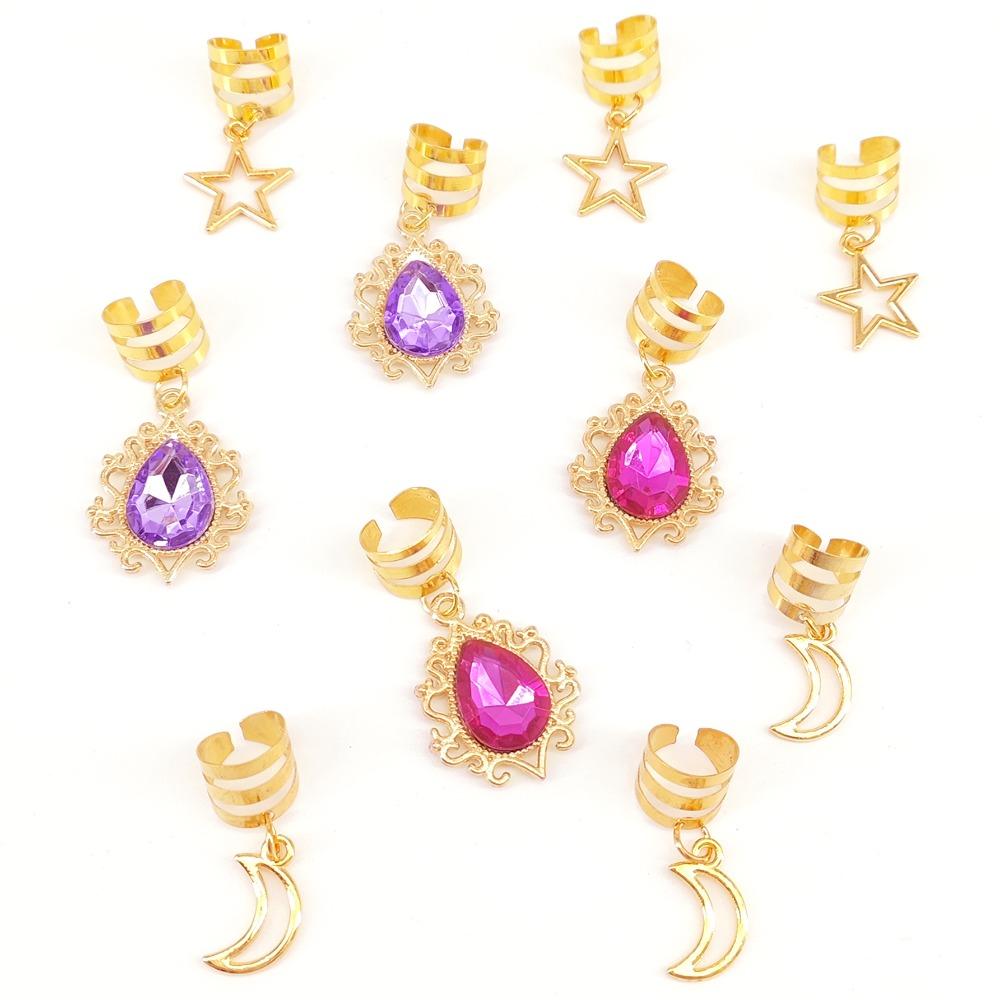 10pcs Hair Braiding Hollow Out Hair Ring Dread Locks Hair Braid Tubes Dreadlocks Beads  Men